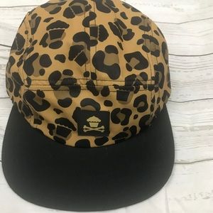 Johnny Cupcakes Leoprd Print Five Pane Hat